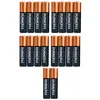 A collection of Duracell AA batteries arranged in rows. Voir les images du produit