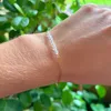 LAVISA 8 Perlen Edelstein Armband - 4mm Perlen - Echte Produktbild-Vorschau 5