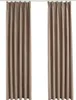 vidaXL Verdunkelungsvorhänge mit Haken 2 Stk. Taupe 140x245 Produktbild-Vorschau 1