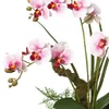 Umělá květina orchidej phalaenopsis v keramickém květináči Náhled obrázku produktu 2