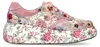 Laura Vita Damen Sneaker Blüten Sickereich Mesh Plateau Produktbild-Vorschau 3