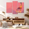 Bild auf Leinwand - Leinwandbild - Giraffe modern Grafik - Produktbild-Vorschau 7