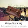 Sacoche avant de vélo en similicuir style rétro B Soul – Voir les images du produit 4