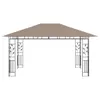 vidaXL altán s moskytiérou 4x3x2,73 m taupe 180 g/m² Náhled obrázku produktu 2