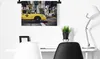 MuchoWow® Wandteppich Wandbehang New York - Taxi - Gelb Produktbild-Vorschau 4