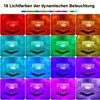 Lampada da comodino a LED RGB Dimmerabile 16 colori di Anteprima dell’immagine prodotto 2
