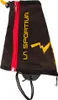 Schwarze Winterlauf-Gamasche von La Sportiva mit rotem Reißverschluss und gelbem Logo. Produktbild-Vorschau