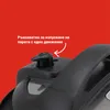 Close-up of a pressure cooker lid with a steam release valve and text overlay. Náhled obrázku produktu