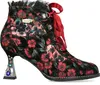 Laura Vita Damen Stiefelette Satinband Strass und Produktbild-Vorschau 6
