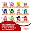 Bob Perücke für Damen, Herren & Kinder Cabaret cosplay Grün Produktbild-Vorschau 7