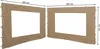 2 Seitenteile mit PE Fenster 300x197cm für Pavillon 3x3m Produktbild-Vorschau 1