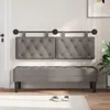 vidaXL Tête de lit suspendue en tissu taupe Voir les images du produit 3