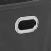 Aufbewahrung Korb Stoff anthrazit 15x31x15 cm Produktbild-Vorschau 5