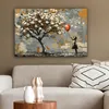 Leinwand Bilder 90x60 cm - Lebensbaum - Graffiti - Produktbild-Vorschau 5