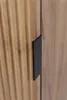 A close-up shot of a wooden cabinet door with a black handle. Náhľad obrázku produktu