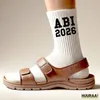 Huuraa Uni Socken ABI 2026 Abitur 42/46 White Baumwolle Produktbild-Vorschau 3