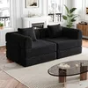 okwish Dvoudílná sada 2-v-1 Rozkládací postel/Relaxační Náhled obrázku produktu 2