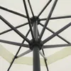 vidaXL Parasol blanc aluminium 500 cm Voir les images du produit 2