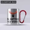 Trendation - Grillen Edelstahl Tasse Karabiner Geschenk Produktbild-Vorschau 2