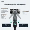 AARON Sport One Fahrradpumpe Standpumpe Schwarz/Grau Produktbild-Vorschau 2
