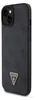 A black iPhone case with a textured pattern and a Guess logo. Voir les images du produit