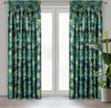 Rideau sur ruban noir Vert 140x270 cm Feuilles botaniques Voir les images du produit 16