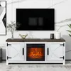 Parrot Uncle Meuble TV avec cheminée électrique 58" (147cm) Voir les images du produit 2