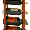Casier à vin Relaxdays, 28 bouteilles, bois de noyer, 94 x Voir les images du produit 5