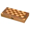 Schach Backgammon Dame Set 43mm Holzbretter für 2 Spieler Produktbild-Vorschau 3