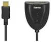 Hama Sdoppiatore Manuale HDMI M 2 HDMI F connettori dorati Anteprima dell’immagine prodotto 3