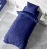 Uni Bettwäsche 155x220 cm blau dunkelblau Einfarbig Produktbild-Vorschau 4