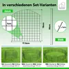 NewHabitat | 15x Teichzaun Steckzaun aus Metall Anthrazit Produktbild-Vorschau 8