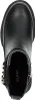 A top-down view of a black Guess boot. Voir les images du produit
