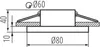 Anello decorativo Kanlux FLINI 33122 DSO-B componente Anteprima dell’immagine prodotto 6