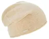 Seeberger Strickmütze-Beanie aus 100% Kaschmir mit Rollrand in beige