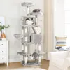 Škrabadlo, Veľká Veža Pre Mačky 206 Cm S 13 Škrabadlami, 1 Náhľad obrázku produktu 6