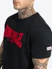 Herren T-Shirt normale Passform LL008 ONE TONE Black/Red L Produktbild-Vorschau 6