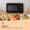 Klarstein Mikrowelle mit Grill, 800 Watt Mikrowelle Klein, Produktbild-Vorschau 3