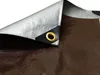 Beschermzeil, 210 g/m², zilver, 4 x 4 meter, waterdicht. Productafbeelding-voorbeeld 2