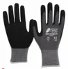 A pair of black and gray work gloves displayed against a white background. Produktbild-Vorschau