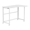 Opklapbaar bureau "Maclean", wit, mobiel, 100 x 65 cm, Productafbeelding-voorbeeld 10
