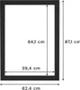 RAWWEST.BIS Holz Bilderrahmen 59,4x84,1 cm Plexiglas Poster Produktbild-Vorschau 2
