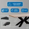 A collage showcasing table legs, highlighting features and style. Náhľad obrázku produktu