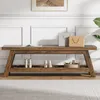 Banc de 140 cm avec espace de rangement pour chaussures, Voir les images du produit 3