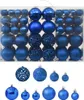 vidaXL Set di 100 palline di Natale blu Anteprima dell’immagine prodotto 7