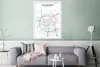 MuchoWow® Poster Stadtplan - Leeuwarden - Schwarz und weiß Produktbild-Vorschau 5