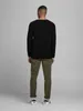JACK & JONES slim fit trui katoen, O-hals, zwart Produktbild-Vorschau 8