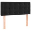 vidaXL Boxspringbett mit Matratze Schwarz 100x200 cm Samt Produktbild-Vorschau 5
