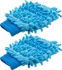 2x Mikrofaser Handschuh Waschhandschuh Polierhandschuh Produktbild-Vorschau 1