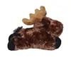 A plush toy moose lying on a white background. Náhled obrázku produktu